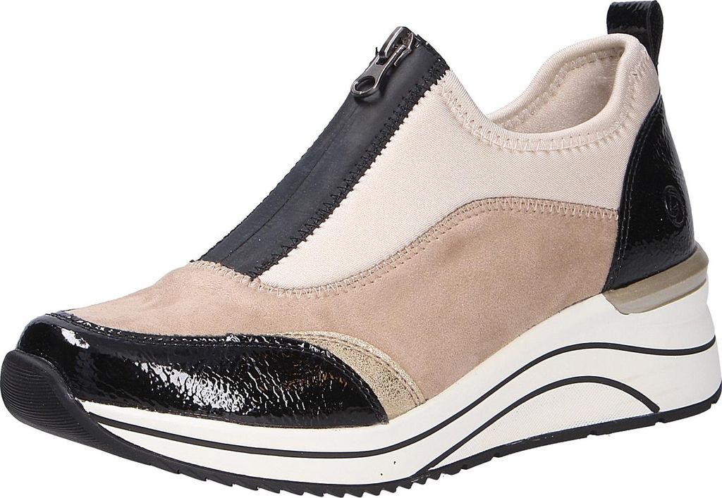 Remonte Slipper beige-kombiniert in Gr. 36