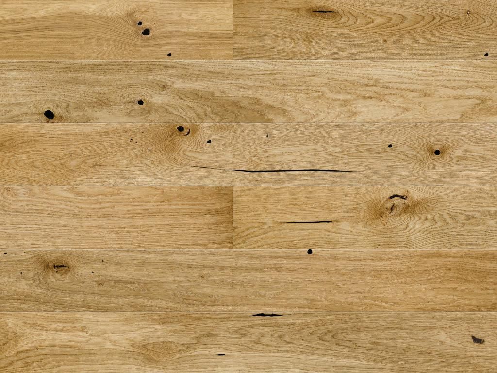Barlinek | 2,77 m² | Eiche Parkett Grande Eiche Brescia Country Landhausdiele, Massivholzdielen, Hochglanz lackiert, 15mm Stärke, 2m Länge, 18cm...