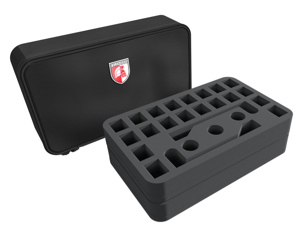 MINI Tasche für 4 Subbuteo Teams mit Schaumstoff und Schutz