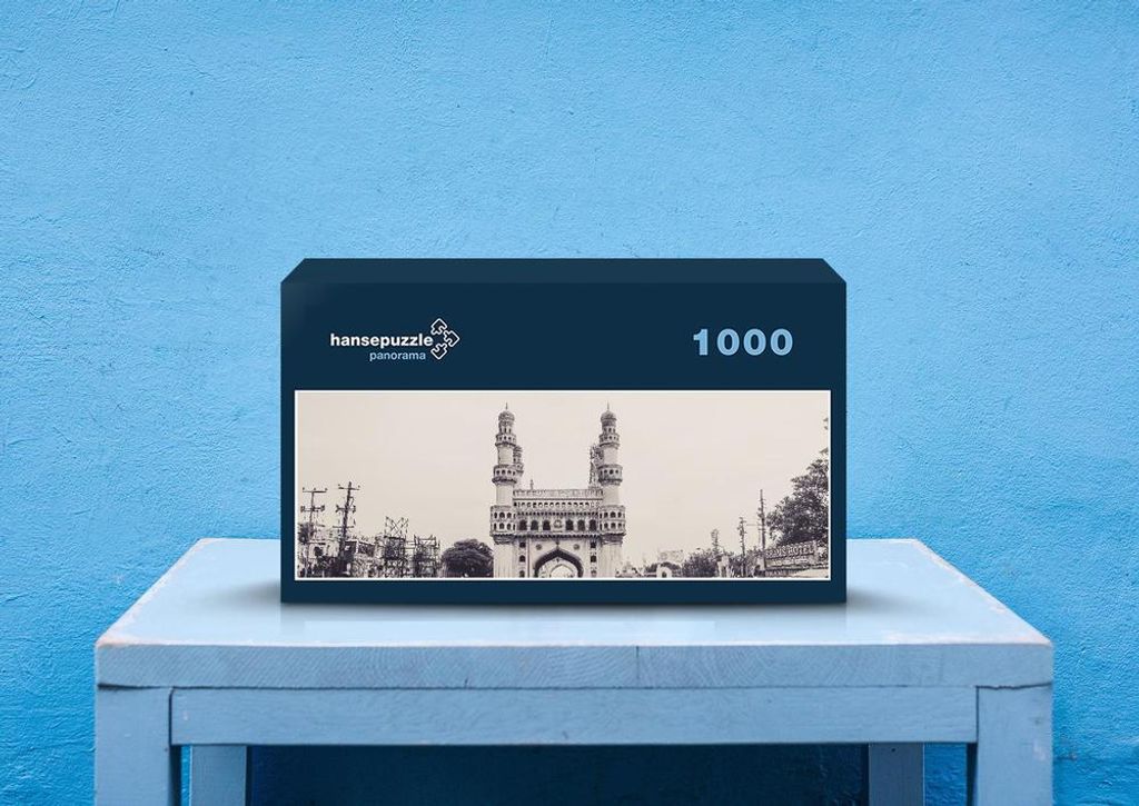 hansepuzzle 51605 - Indien Puzzle, 1050 Teile, Hintergründe, 60,0 x 46,0cm mit hochwertiger Aufbewahrung, Kartonbox und wiederverschließbarem Beutel