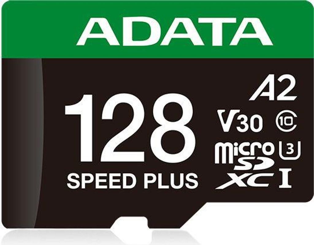 ADATA SPEED PLUS microSDXC 128 GB, Speicherkarte, (UHS-I U3, Class 10