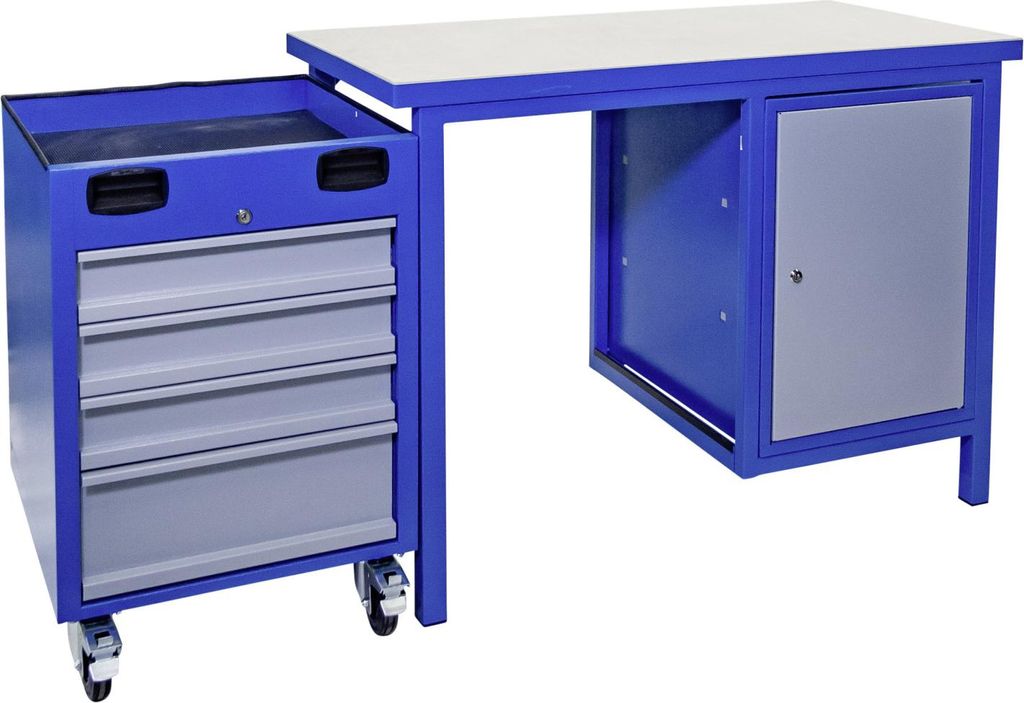Güde Werkbank 1200 SLT MULTI mit Holzplatte unbestückt Produktbild 