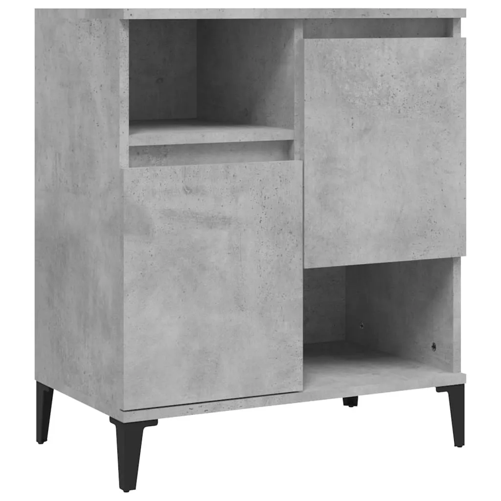 SYFAX™ Credenza Grigio Cemento 60x35x70 cm in Legno Multistrato