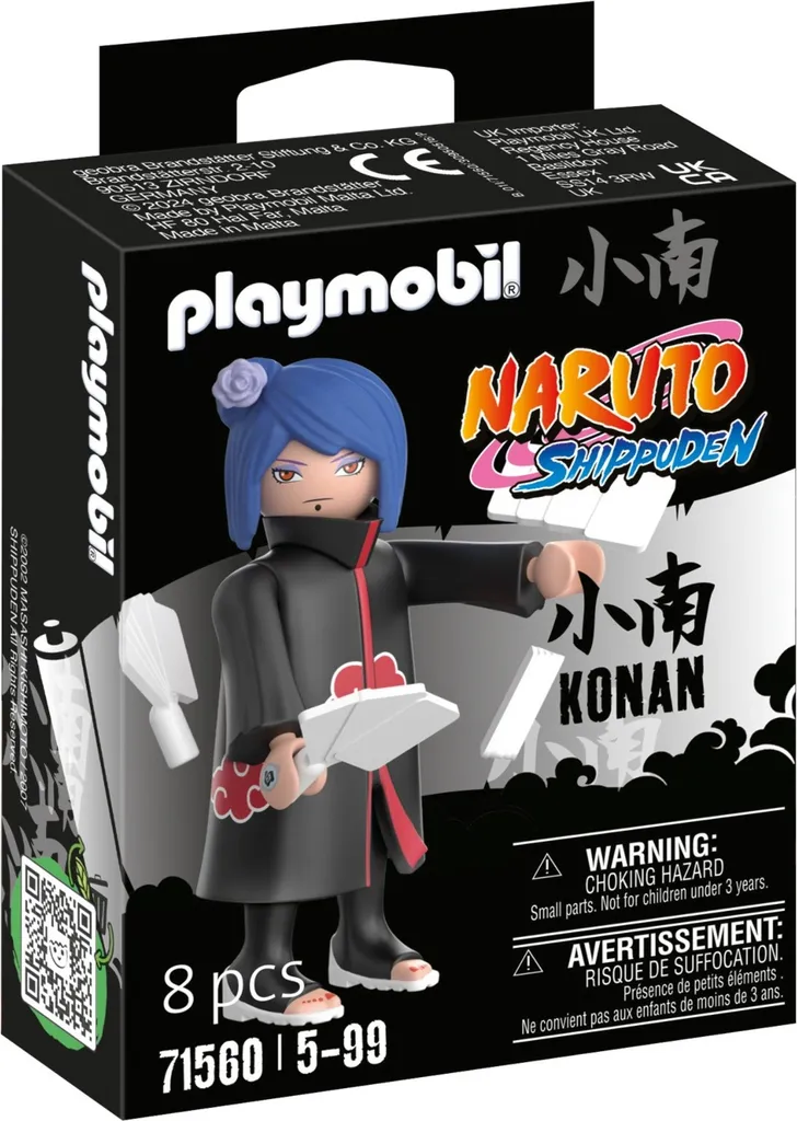 Figurine Konan Playmobil 71560 Naruto résistante pour jouer et décorer