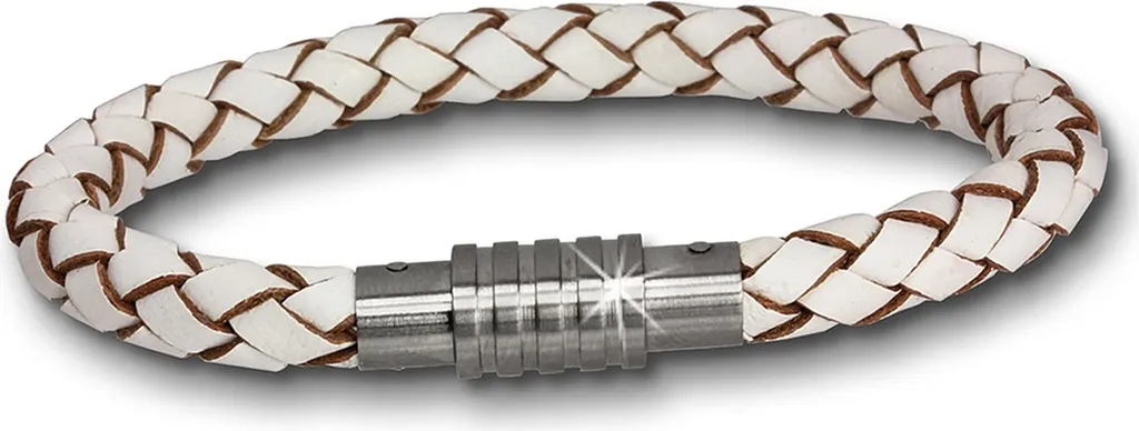 Amello Bracciale Uomo Bianco Acciaio Inox D2AMA474W19 | Design Italiano