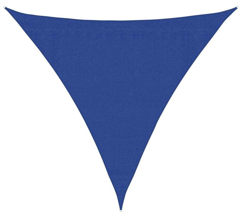 vidaXL, voile d'ombrage triangulaire, bleu, 160 g/m², en Image du produit 