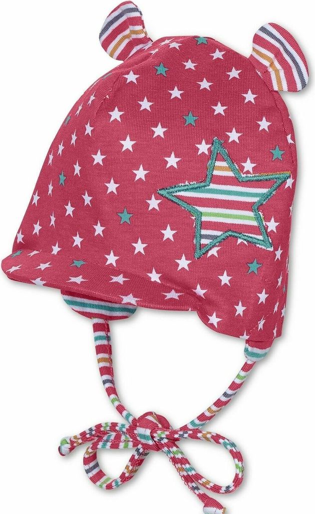 Sterntaler Schirmmütze für Mädchen * UV Schutz 50 + Größe 35 (1-2 Monate)