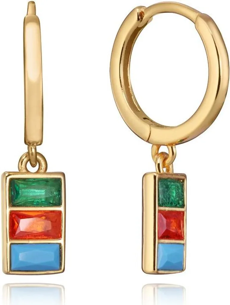 Boucles d'oreilles Viceroy 13128E100-39 serties avec finition argent