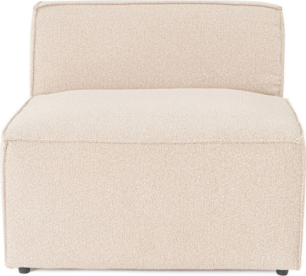 Hanah Home, Lora O1 - Peach, 1-Sitzer-Sofa, 100 % Hainbuche, Pfirsich, 83 x 108 x 65 cm