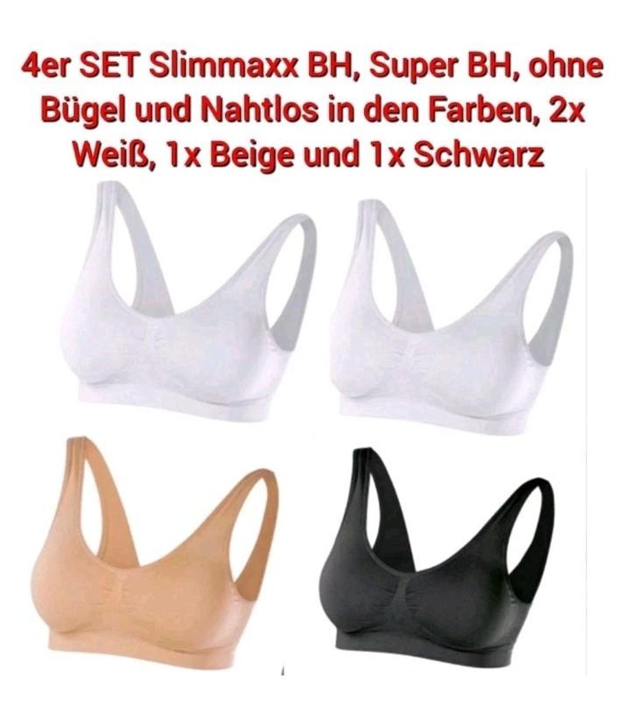 4er SET BH, Super BH, Sport BH, Nahtlos und ohne Bügel , Produktbild 