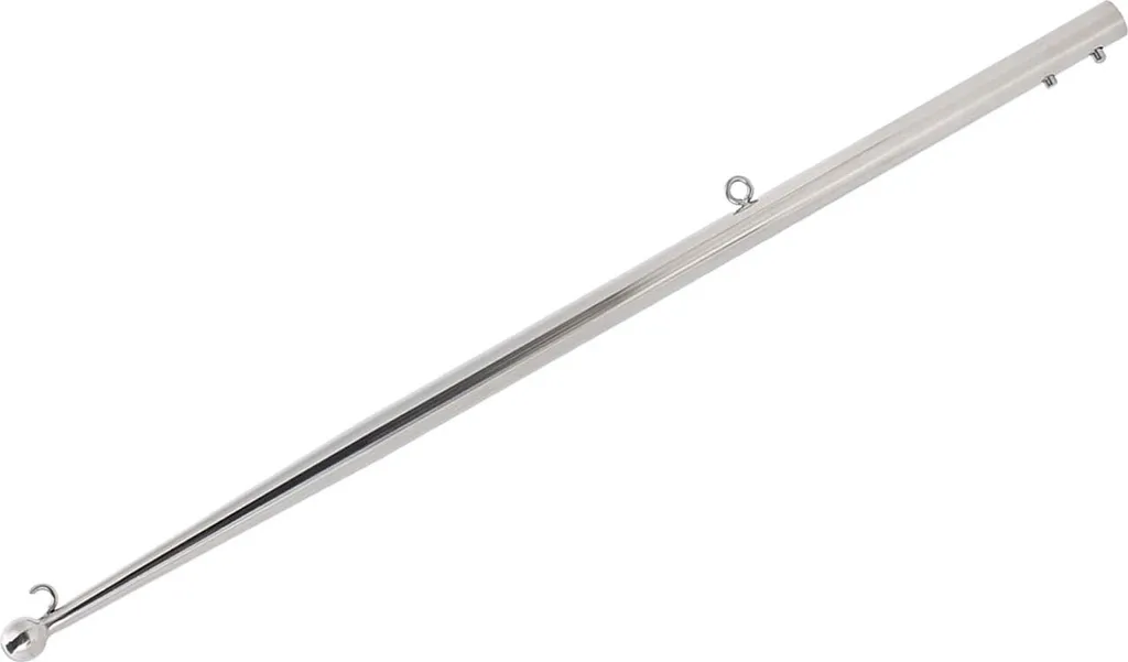 Mât de pavillon anti-corrosion inox 316 fixation sans perçage pour bateau