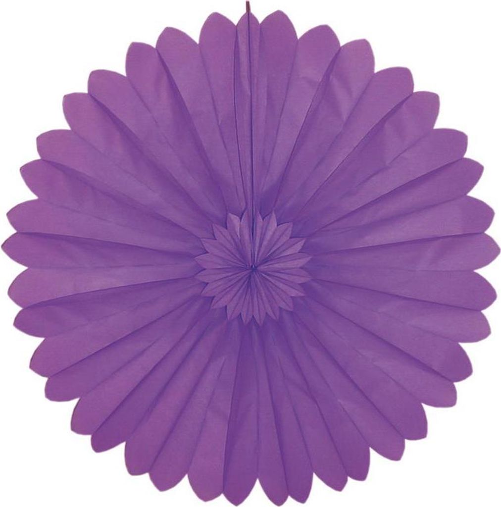 Dekofächer Violett 60cm, schwer entflammbar