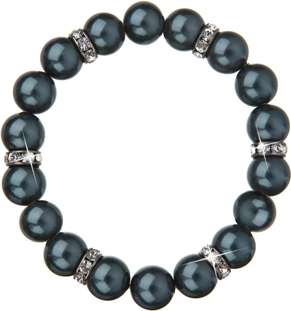 Bracelet cristaux et perles blanches 33058.3 : finition luxe et éclat