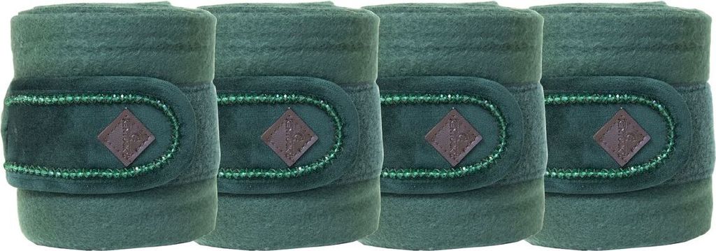 Kentucky Horsewear Polar Fleece Bandagen Velvet Pearls Produktbild 