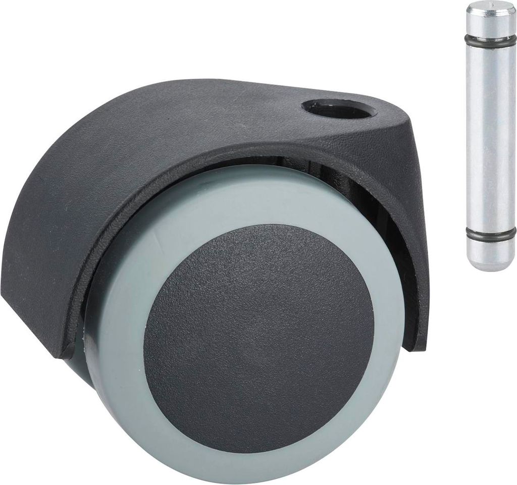 DÖRNER + HELMER Doppel-Lenkrolle Two 50 mm 40 kg Platte