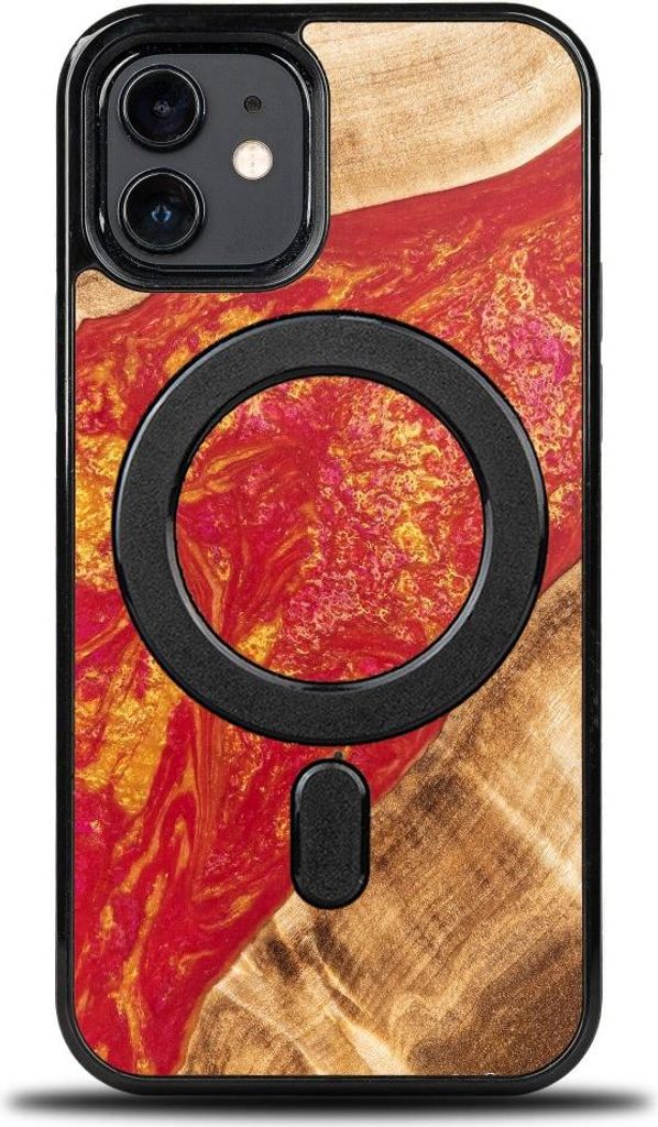 Bewood Einzigartige Hülle für iPhone 12 / 12 Pro - Neons - Paris mit MagSafe