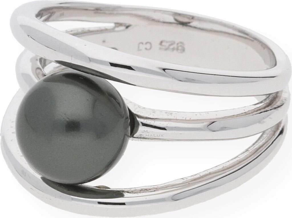 JuwelmaLux Ring Silber 925 mit Perlimitat JL10-07-0445 Größe 54