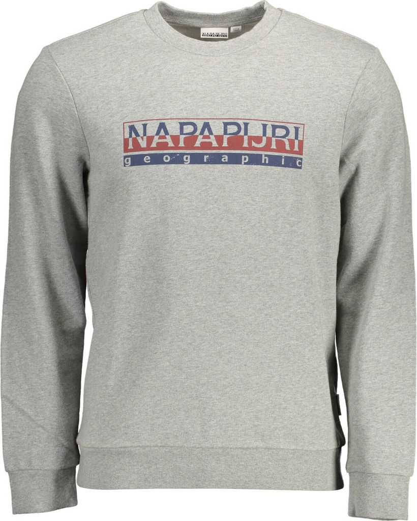 NAPAPIJRI SWEATSHIRT OHNE REISSVERSCHLUSS MANN GRAU : Farbe - Grau, Größe - 2XL Größe: 2XL Farbe: Grau