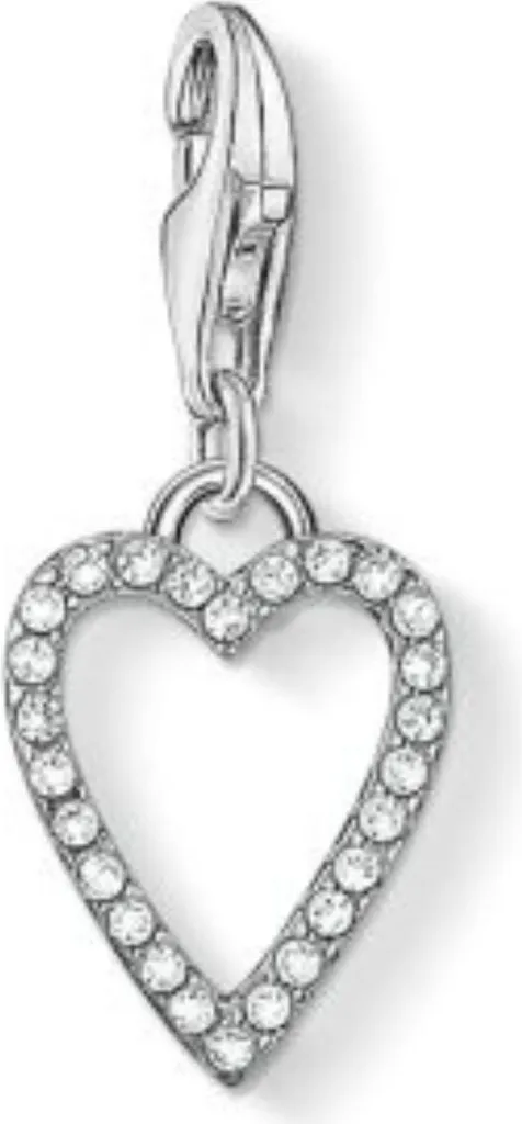 Thomas Sabo Gioiello Collana da Donna con Rosa Ciondolo a Croce Argento
