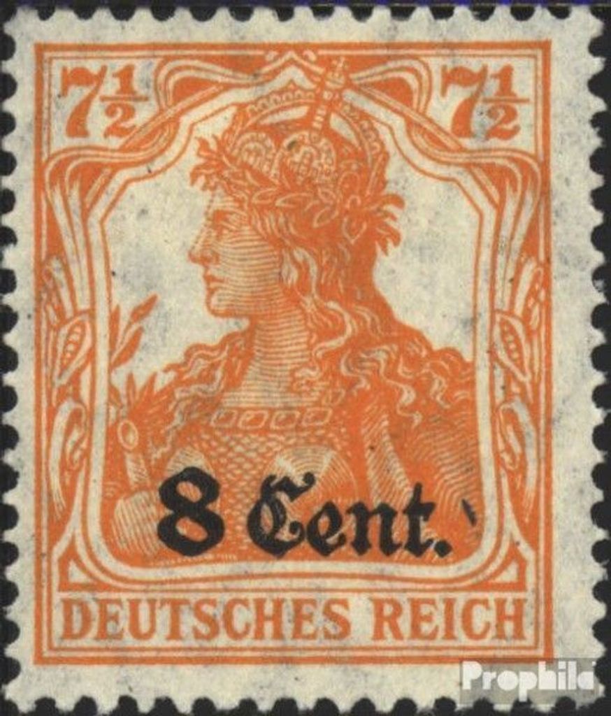 Briefmarken Etappengebiet West 1916 Mi 3a mit Falz Germania