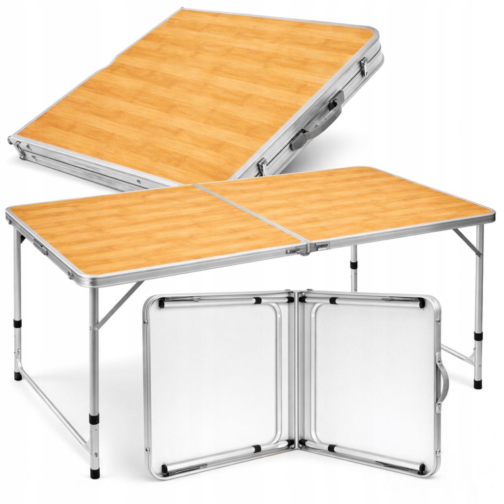 Omna | Skladací stôl 120 x 60 cm – hliník – prenosný – s Obrázok produktu 