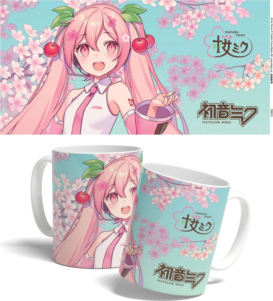 Hatsune Miku Tasse Sakura Miku Cherry Blossom 325 ml