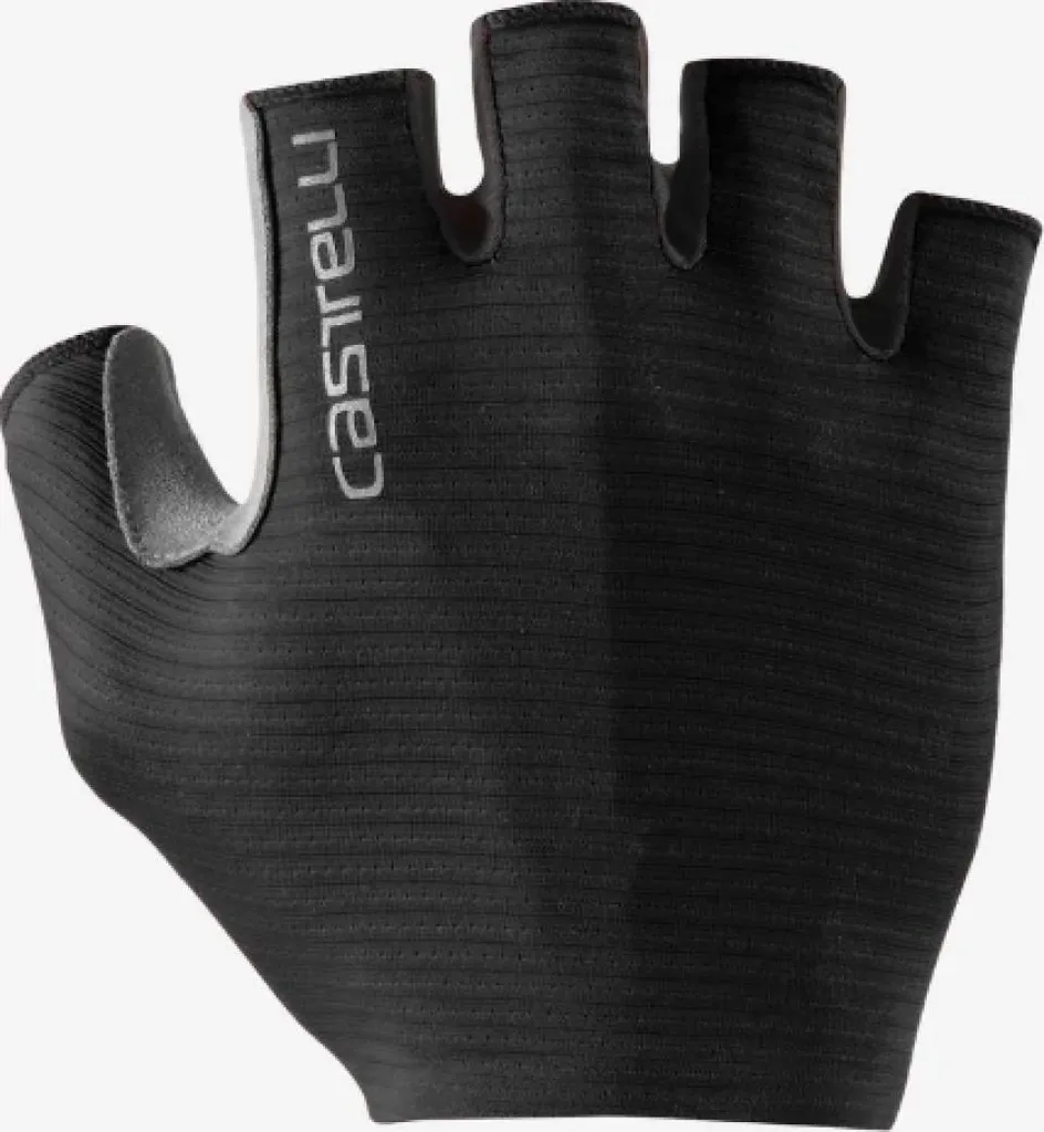 Gants Courts Castelli Espresso avec Rembourrage CDS Noir Taille M Homme