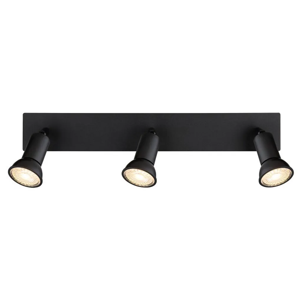Luminaire Noir Compact GLOBO DREW - Solution Éclairage Gain de Place
