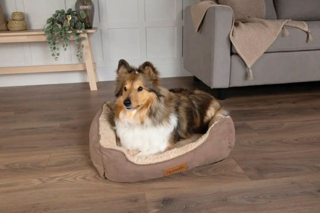 Hundebett Scruffs Cosy Box Bed Braun ca. 50 x 60 x 30 cm