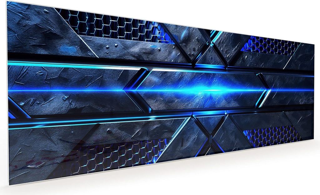 Küchenrückwand Spritzschutz Glas mit Motiv Futuristisches Design 40 x 40 cm