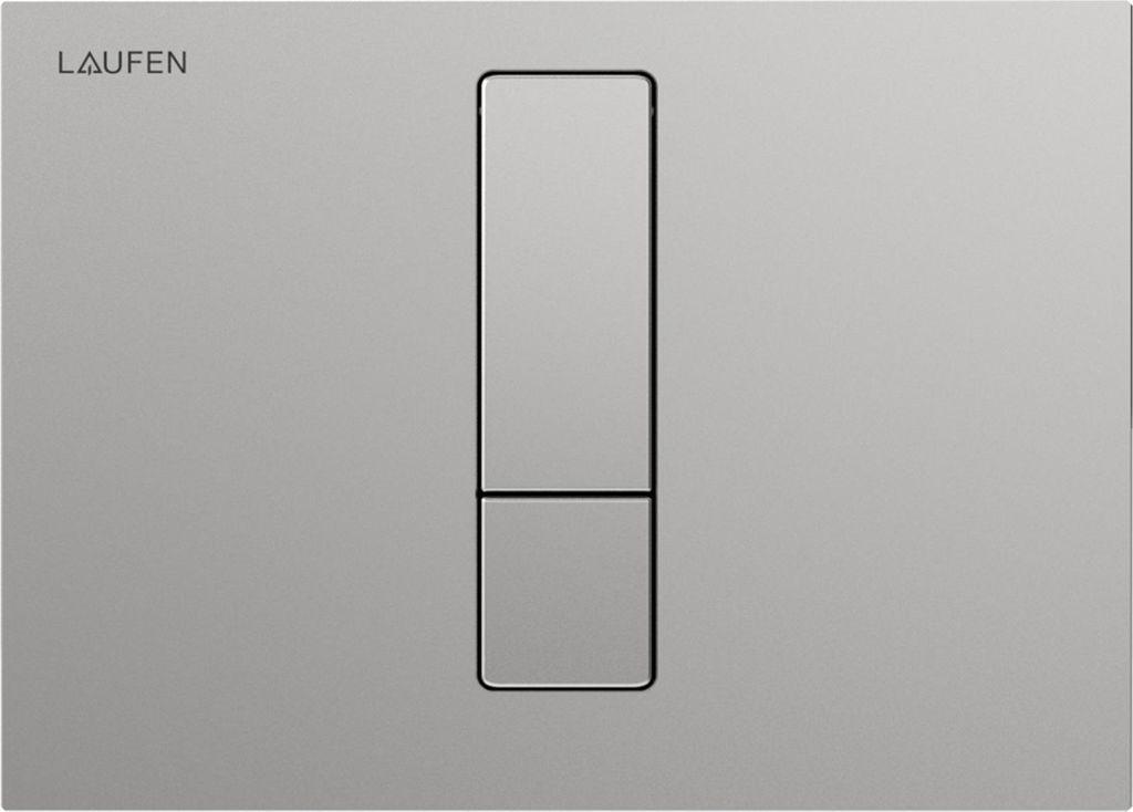 LAUFEN AW103 INEO Betätigungsplatte, 202x10x145mm, Dual-Flush, Edelstahl gebürstet, H9001039280001