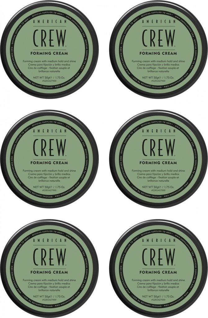 American Crew Classic Forming Cream 6 x 50 g Stylingcreme mittelstarker halt Set