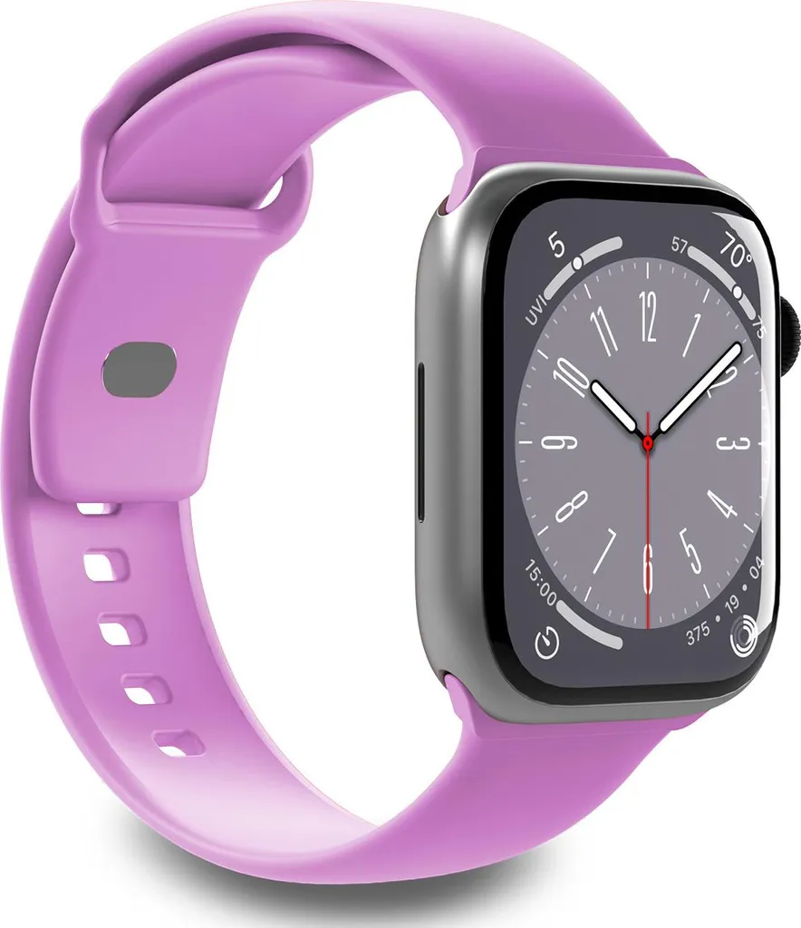 Bracelet de montre PURO ICON en silicone souple pour Apple Watch 45mm