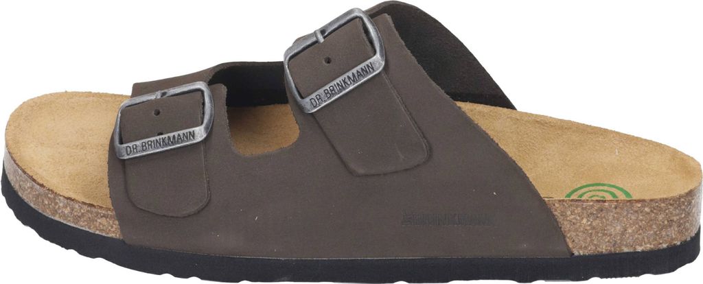 Dr. Brinkmann Herren Damen Clogs Pantoletten Leder 600357, Größe:38 EU, Farbe:Grau