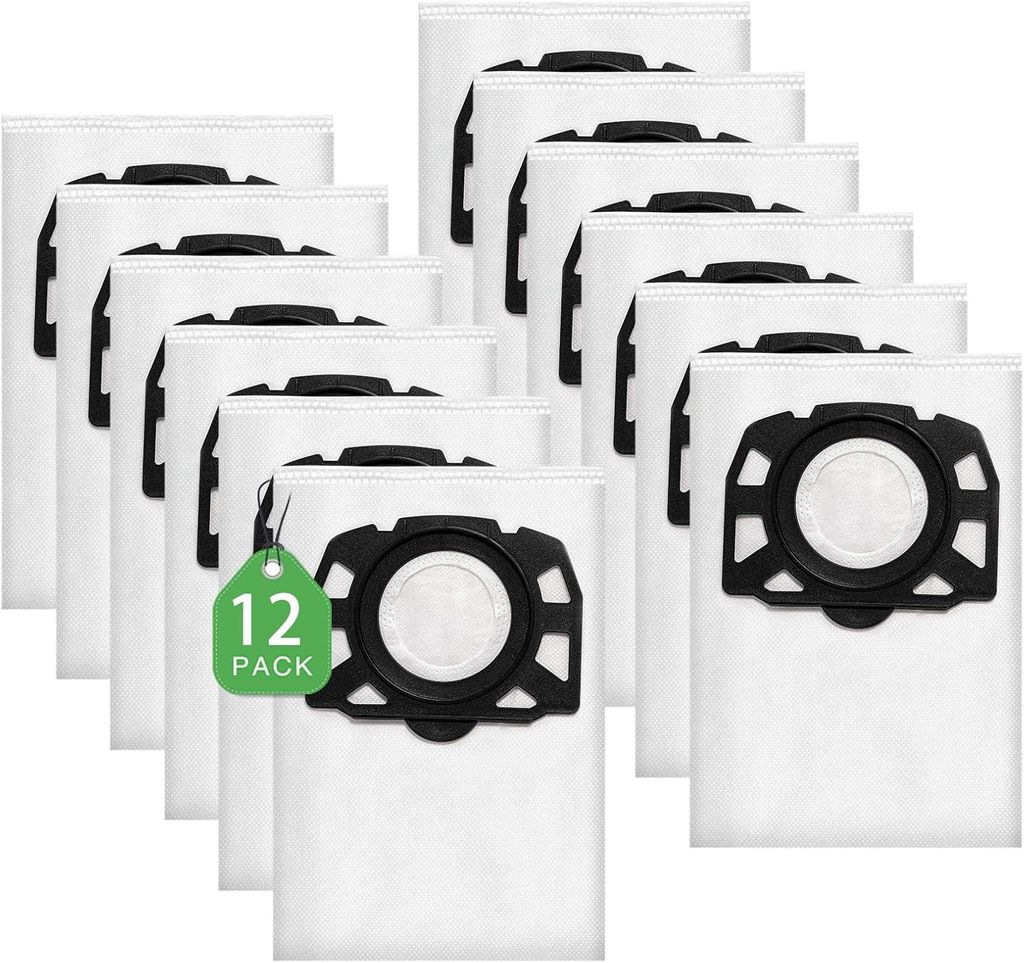12 Stück KFI 487 Staubsaugerbeutel für Kärcher Produktbild 