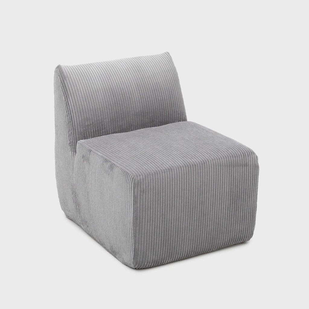 HOMLA Modulární křeslo SVELA, šedý manšestr, 59,5 x 80 x 62 Obrázek produktu 