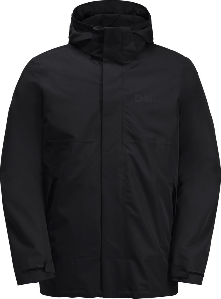 Jack Wolfskin Luntal 3In1 Jkt M Black Black L