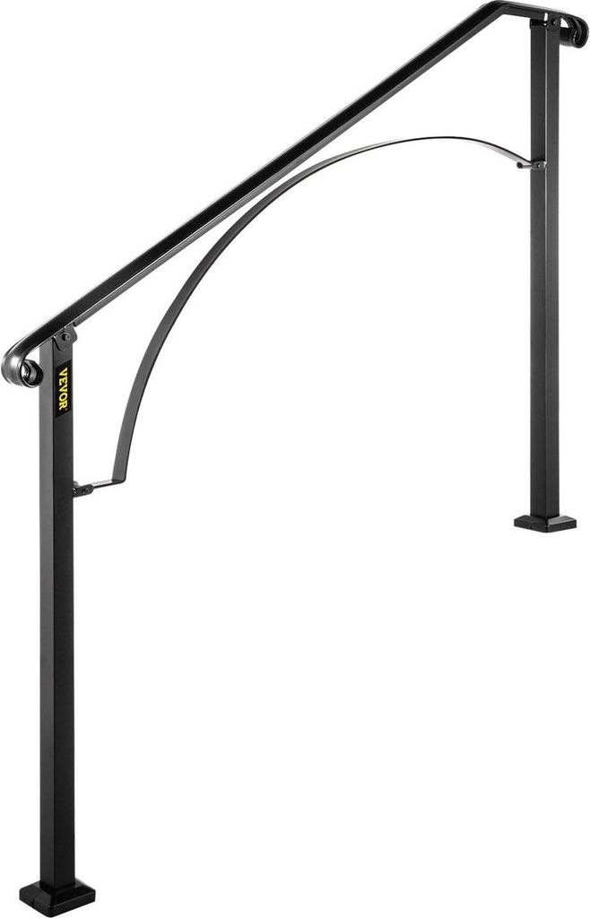 Handrail Arch #4 Fits 4 or 5 Steps Matte Black