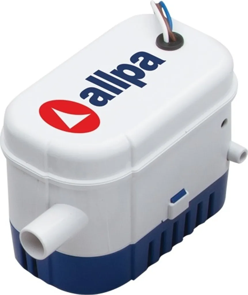 Pompe de cale immergée 24 Volts avec contacteur à flotteur 4500 L/h