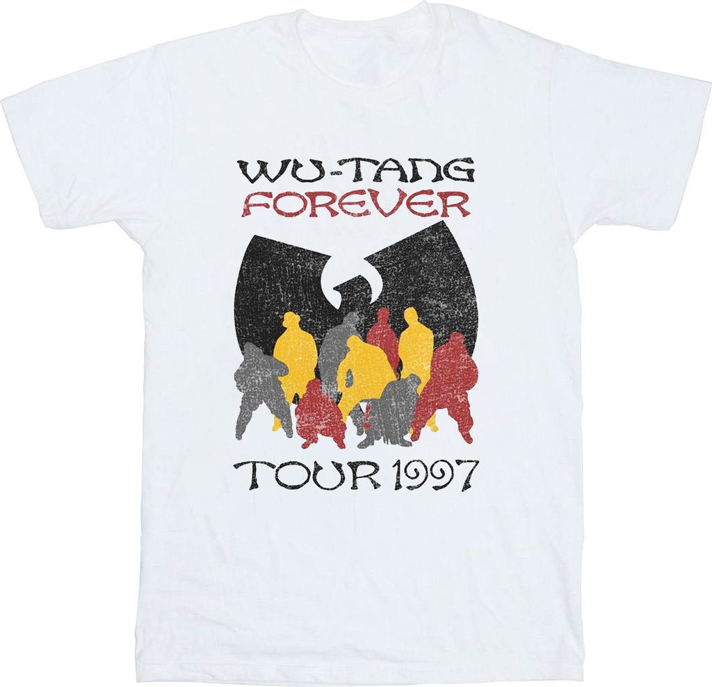 Wu-Tang Clan - "Forever Tour ́97" T-Shirt für Herren/Damen Uni RO1987 (XL) (Weiß)