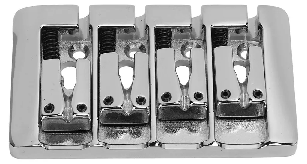 Chevalet pour Basse Électrique 4 Cordes Argenté Idéal Restauration - 9