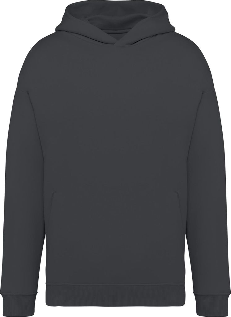Native Spirit Umweltfreundliches Oversize Uni-Kapuzensweatshirt