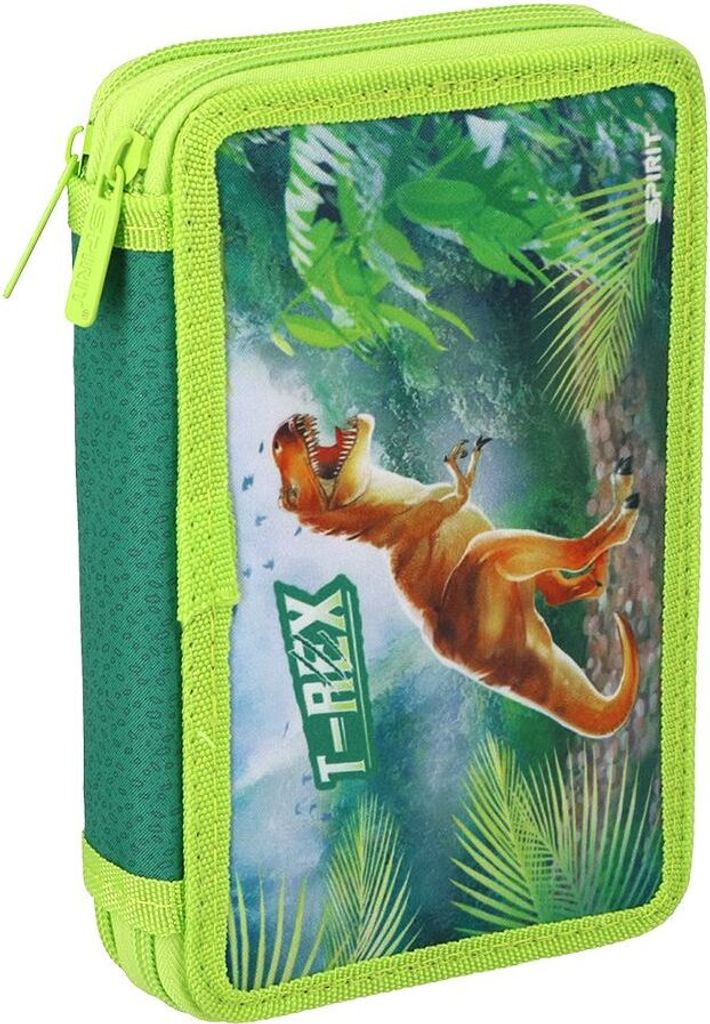 SPIRIT Schüler Etui 28 teilig 2-Zipper Mäppchen TREX Produktbild 