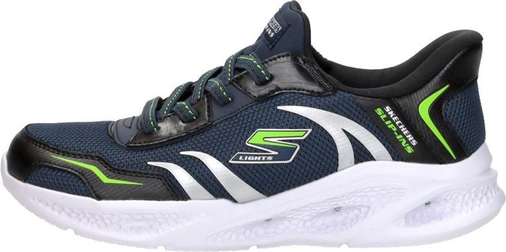 Skechers Slip-Ins: Meteor-Lights  Klittenband Laag - Blauw Produktbild 