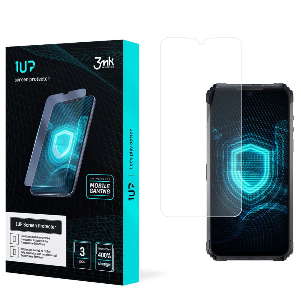 3mk Display Schutzfolie 1UP für Ulefone Armor 7/7e transparent Gaming (3 Stück)