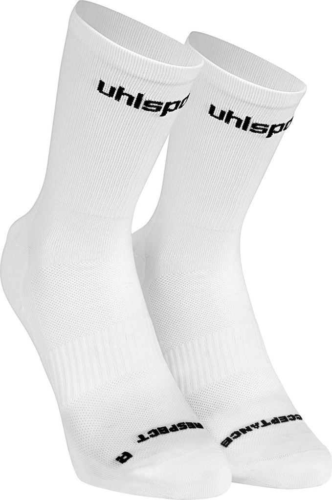 Uhlsport ID Socks Only Tolerance - weiß/schwarz/mehrfarbig, Größe:46