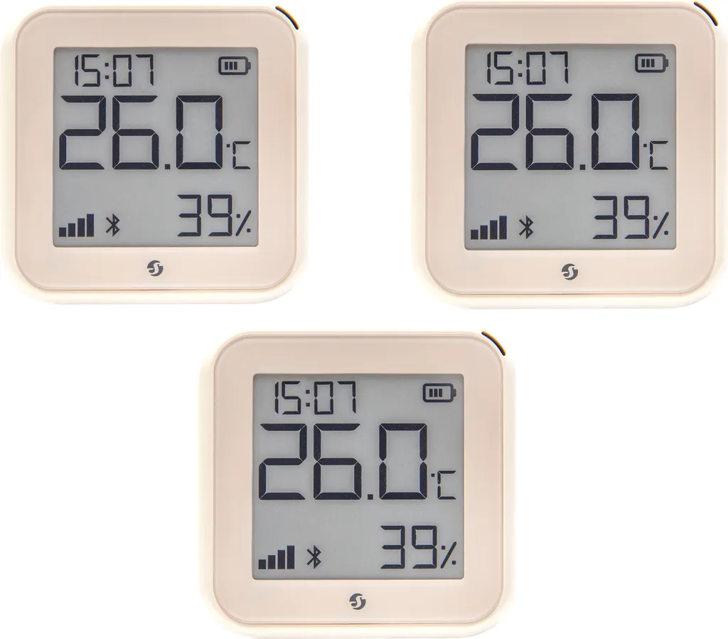 Shelly Plus H&T Gen 3 Capteur Température et Humidité WiFi Ivory Pack de 3