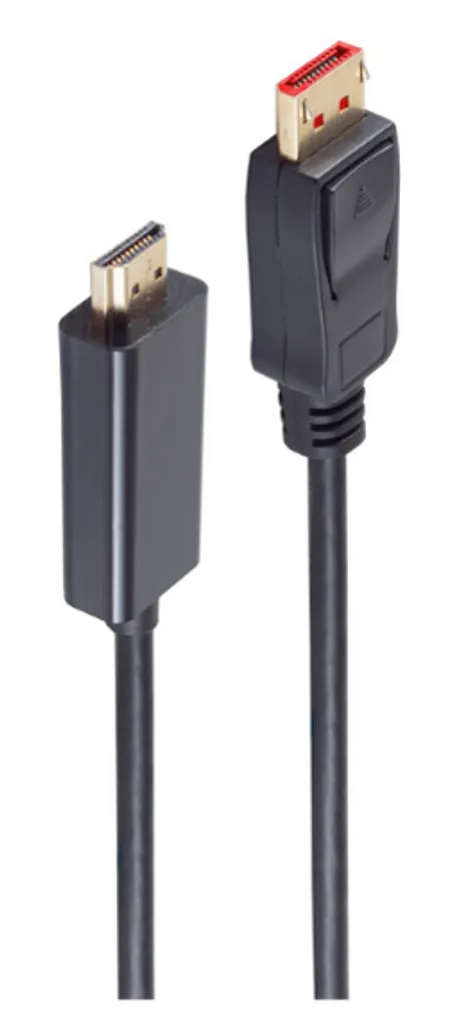 shiverpeaks BASIC-S Cavo DP HDMI 7,5m 4K | Streaming e Video Alta Qualità