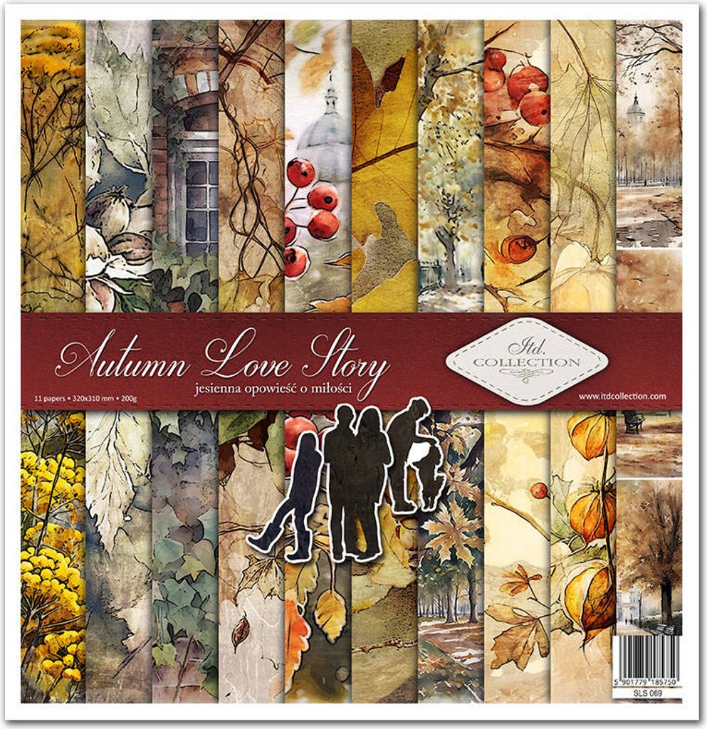 Scrapbooking-Papier Set 30×30 cm – SLS-069 Autumn Love Story – ITD Collection