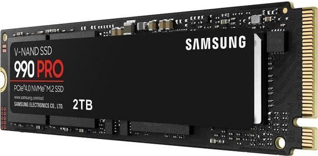 Samsung 990 Pro - SSD Festplatte - 2 TB - PCIGEN4.0 X4 - NVME2.0 - M.2 2280